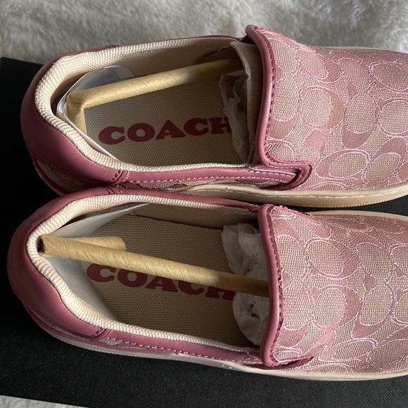 NWT in box Coach slip-on sneakers size 7.5 - Picture 3 of 6